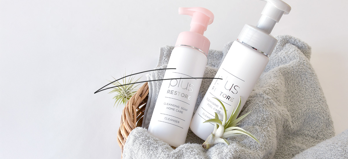 クレンジングソープ泡ピールケア