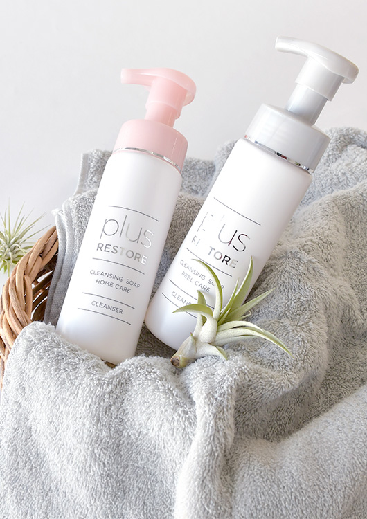 クレンジングソープ泡ピールケア